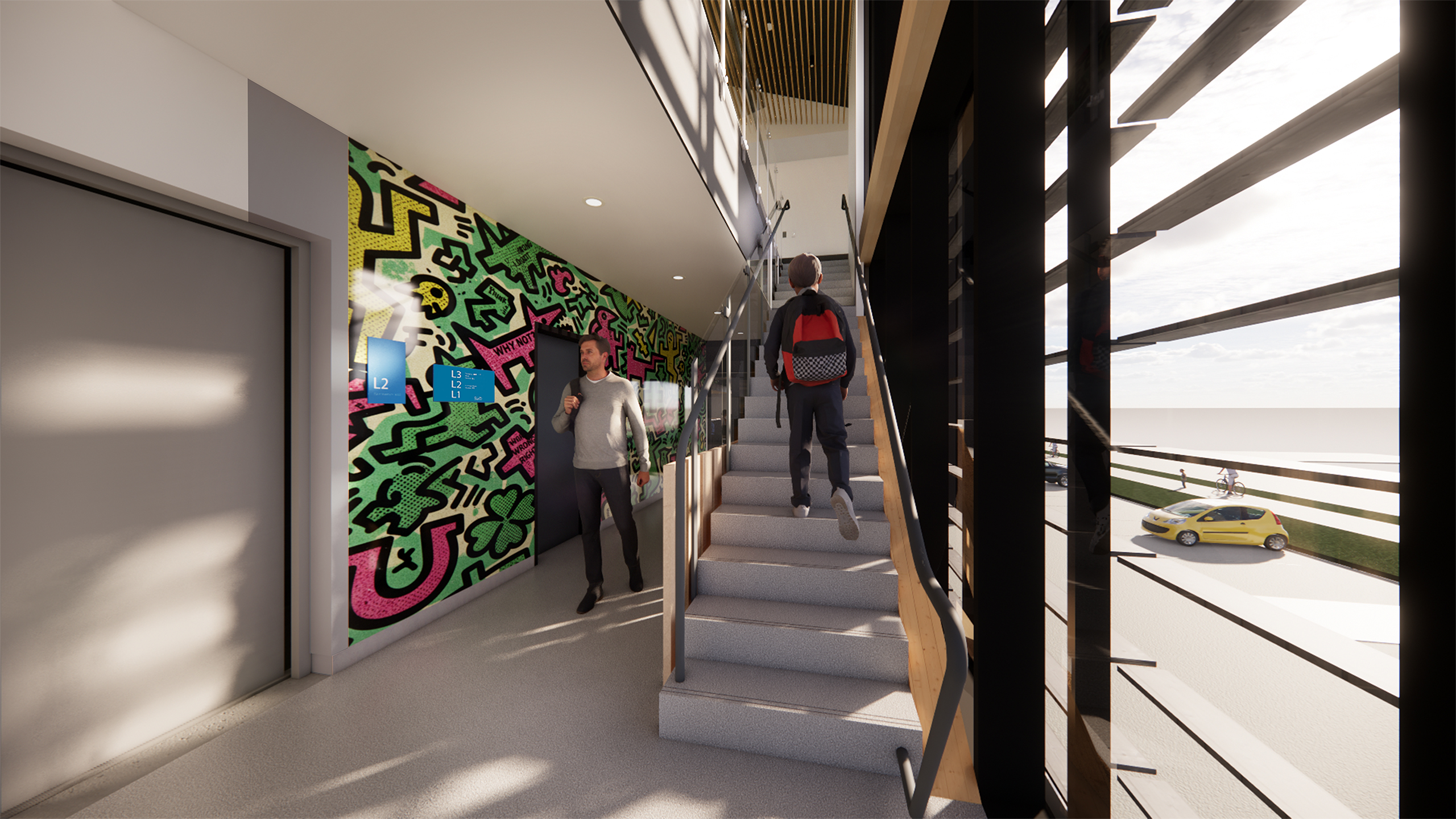 WEST STAIR NORTHEAST L2